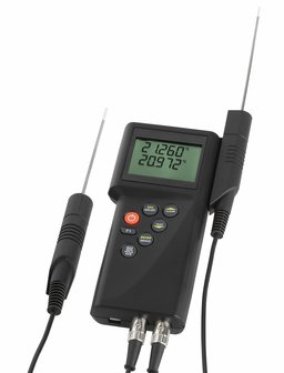 P795 referentiethermometer met 2 PT100-probe aansluitingen